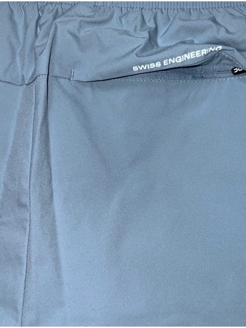 On Running Light Blue Women's Athletic Running Shorts - Picture 4 of 5